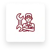 Illustration of a mechanic in uniform with a wrench, standing with arms crossed on a white background.